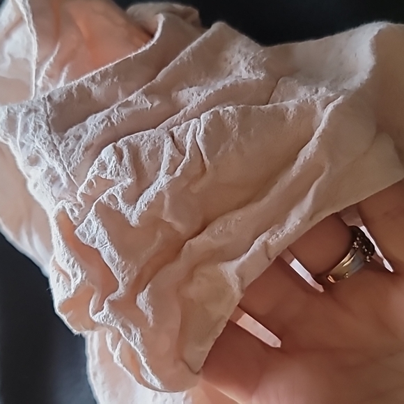 STUNNING EMBROIDED DRESS FRILLS PUFF SLEEVES WITH POCKETS - Picture 7 of 9